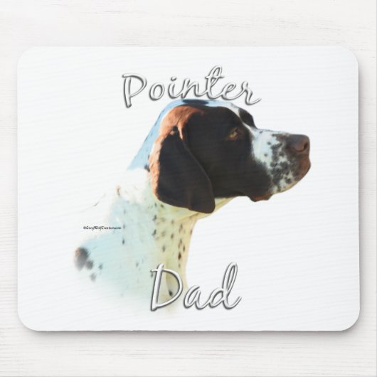 Pointer (Leber) Vater 2 Mousepad (Vorne)