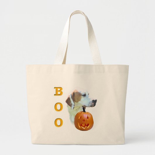Pointer (Lemon Coated) Boo Jumbo Stoffbeutel (Vorne)