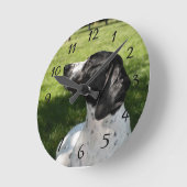 Pointer Liebe Runde Wanduhr (Winkel)