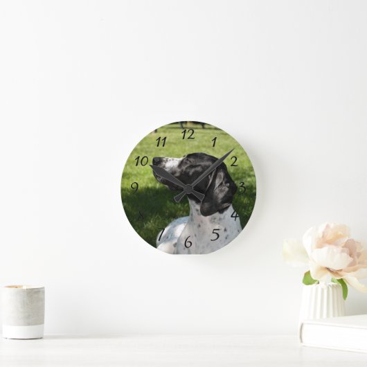 Pointer Liebe Runde Wanduhr (Zuhause)