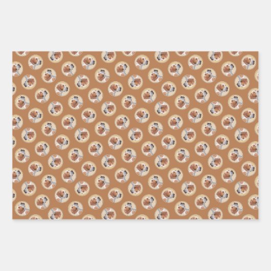 Pointer Painting English Niedlich Original Pet Dog Geschenkpapier Set (Vorderseite 3)