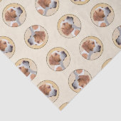 Pointer Painting English Niedlich Original Pet Dog Seidenpapier (Ausschnitt)