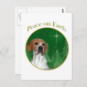 Pointer Peace Postkarte (Vorne/Hinten)