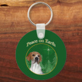 Pointer Peace Schlüsselanhänger (Rückseite)