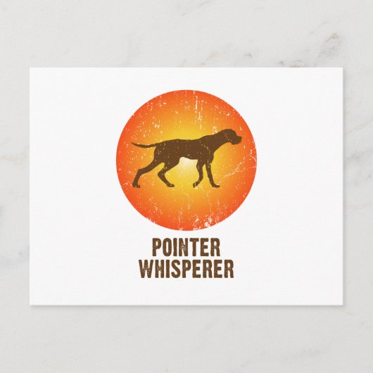 Pointer Postkarte (Vorderseite)