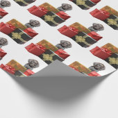 Pointer Puppy Christmas Geschenke Geschenkpapier (Ecke)