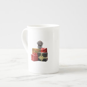 Pointer Puppy Christmas Geschenke Porzellantasse