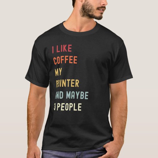 Pointer Retro Hund und Kaffee T-Shirt (Vorderseite)