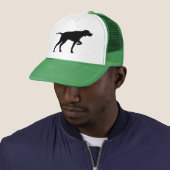Pointer Silhouette Trucker Truckerkappe (Beispiel)