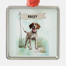Pointer-Wasserfarbe Personalisierter Hund