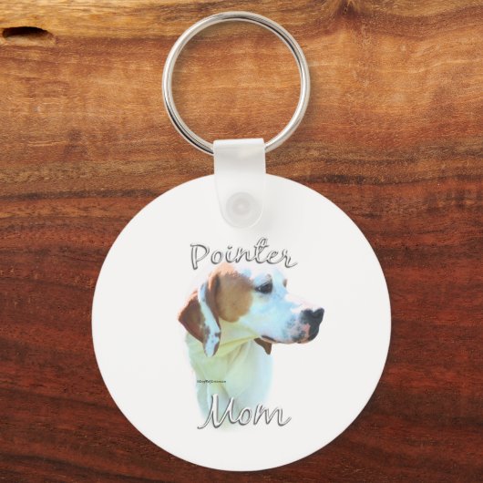 Pointer (Zitrone) Mama 2 Schlüsselanhänger (Vorderseite)