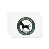 PointerRescue Org Flachnotizkarte Mitteilungskarte (Vorderseite/Rückseite Beispiel)