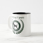 PointerRescue Org Tasse zum 25. Jahrestag (Vorderseite Links)