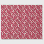 Pointers and Butterflies (Red() Wrapping Paper Geschenkpapier (Flach)