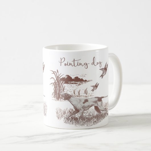 Pointhund Kaffeetasse (VorderseiteRechts)