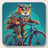 Pointilist Schlemmen Getränkeuntersetzer (Vorderseite)