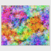 Pointillism Chakra Geschenkpapier (Flach)