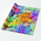 Pointillism Chakra Geschenkpapier (Ungerollt)