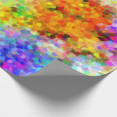 Pointillism Chakra Geschenkpapier (Ecke)