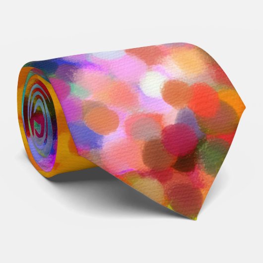 Pointillism Chakra Krawatte (Gerollt)