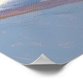 Pointillism Florale Art mit Sonnenlicht Aussicht a Poster (Ecke)