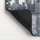 Pointillismus Chicago Skyline Mousepad (Ecke)