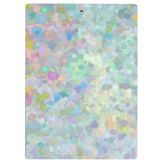 Pointillismus Klemmbrett (Rückseite)