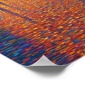 Pointillismus-Kunst am Grand Canal in Venedig beim Poster (Ecke)