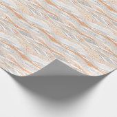 Pointillismus Wavy Polka: Niedlich Doodle Textile Geschenkpapier (Ecke)