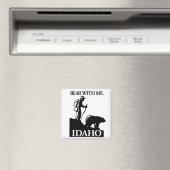 Points North Studio "Bear with Me" Idaho Magnet (In Situ (Geschirrspüler))