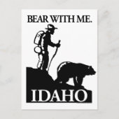 Points North Studio "Bear with Me" Idaho Postkarte (Vorderseite)