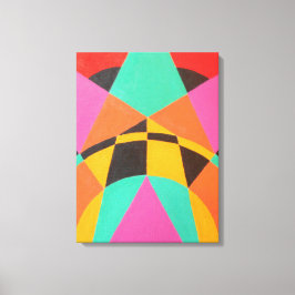 Points of Green Balance Modern Canvas Print Leinwanddruck