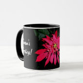 Pointsettia 3 tasse (Vorderseite Links)