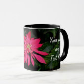 Pointsettia 3 tasse (VorderseiteRechts)