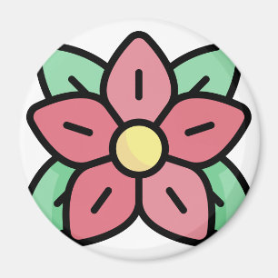 Pointsettia Magnet