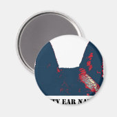 Pointy Ear Nation Magnet (Vorderseite/Rückseite)