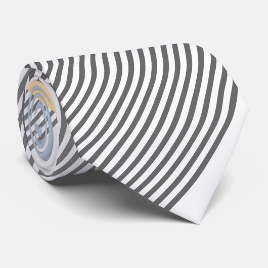 Pointy Ovals Krawatte (Gerollt)