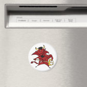 Pointy Red Devil Magnet (In Situ (Geschirrspüler))