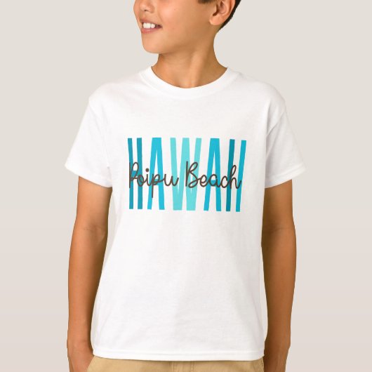 Poipu Beach Hawaii (Meer) T-Shirt (Vorderseite)