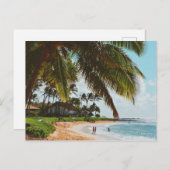 Poipu Beach - Insel Kauai - Hawaii Feiertagspostkarte (Vorne/Hinten)