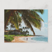 Poipu Beach - Insel Kauai - Hawaii Feiertagspostkarte (Vorderseite)