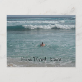 Poipu Beach Kauai Postkarte