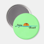 Poipu Beach Sunset Magnet (Vorderseite/Rückseite)