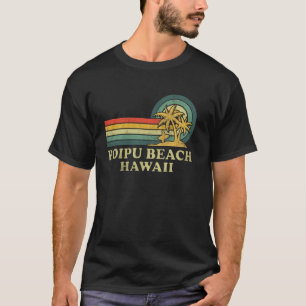 Poipu Strand Hawaii Familienurlaub Vintage Palme T T-Shirt