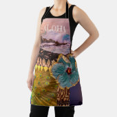 Poipu Sunrise, Kauai Hawaiian Collage Schürze (InSitu)