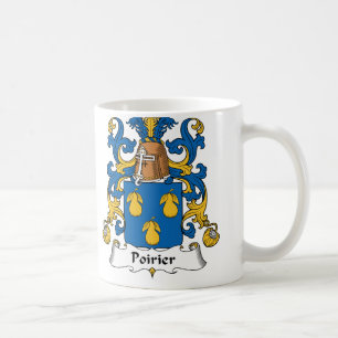 Poirier Familienwappen Kaffeetasse