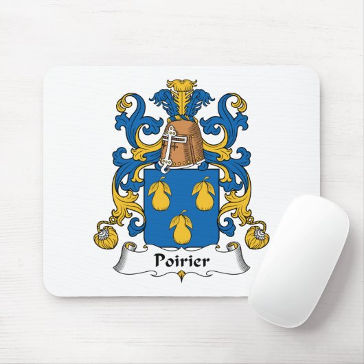 Poirier Familienwappen Mousepad (Mit Mouse)