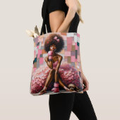 Poise and Punch: Ballerina Boxer Leinwand Tasche (Von Nahem)