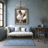 Poised Ballerina Dancer Decoupage Seidenpapier