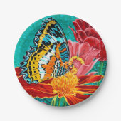 Poised Butterfly I Pappteller (Vorderseite)